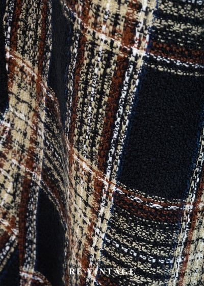 英倫優雅斜格紋毛呢長裙（26"）10