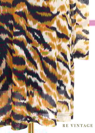 搖滾雙色豹紋少女洋裝5