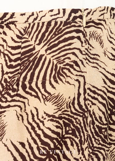 棕色迷途紋路美裙（～26"）12