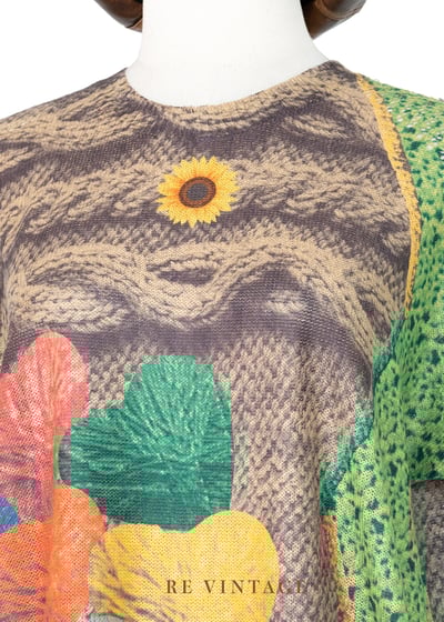 印上可愛針織紋路の薄款針織上衣3