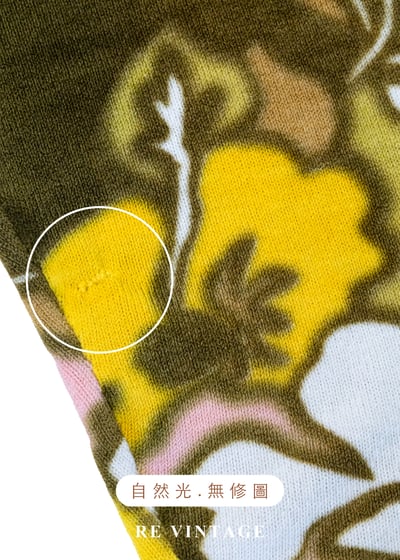 幻彩大花野性花園薄款針織毛衣17