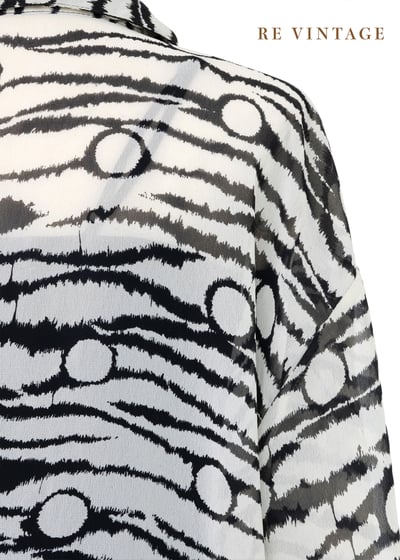 Monochrome 黑白脈動雪紡襯衫8