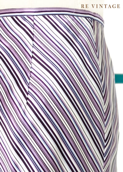 氣質單品 - 葡萄色斜紋緞面及膝裙（26"）9