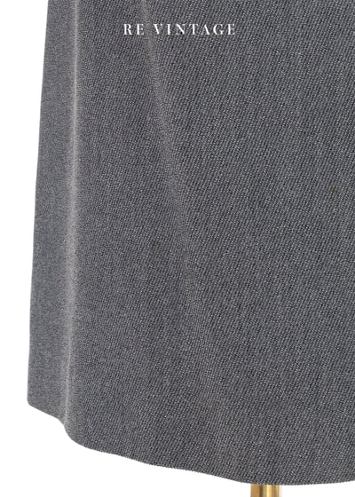 質感單品 - 鑽石小環高腰灰裙（27"）4