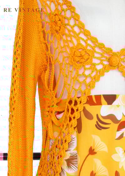 Sunset Boho 熱帶鉤針夢罩衫上衣9