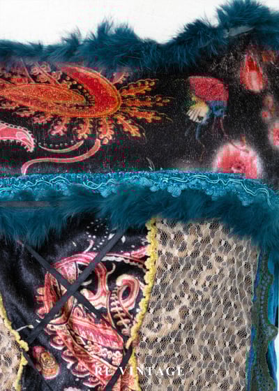 Myth &Leopard細肩帶絨布背心9