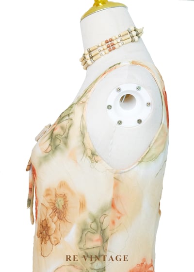 陽光午後大花圖騰少女洋裝10