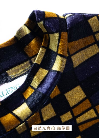 小黃格們的夜晚短袖絨布上衣12