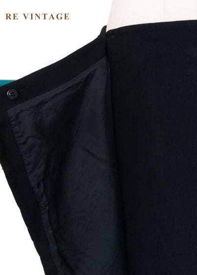 質感單品 - 義大利製 一片式黑色短裙（26"）8