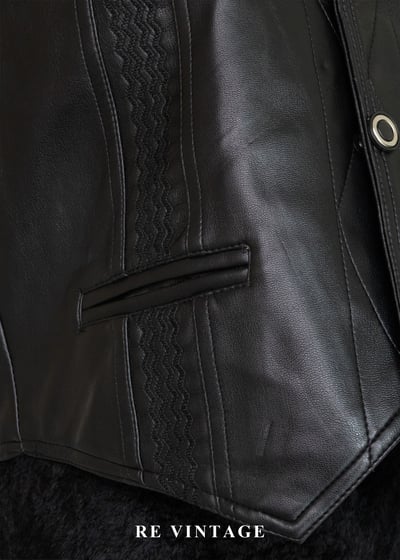 質感單品 - 編織工藝皮革背心5