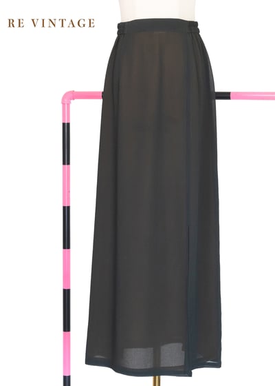 晨間森林一道光雪紡長裙（24-26"）1