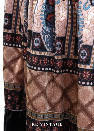 異國粉紅銀幣女王絨布美裙（22-27"）6