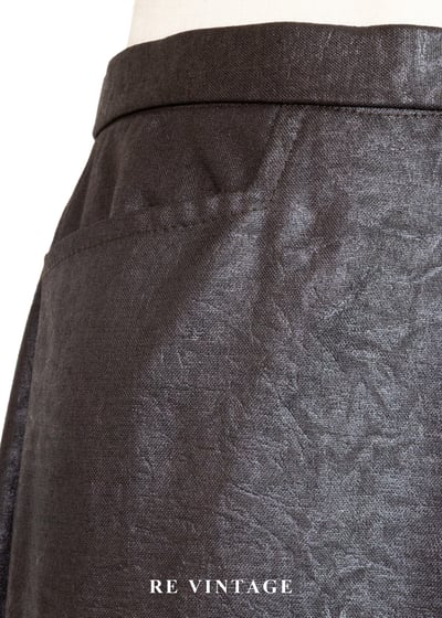 質感單品 - 深咖啡色壓紋帥長褲（28"）8