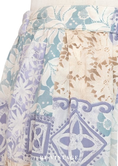 地中海拼貼短褲（24-31"）5