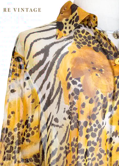 Walking Tiger 網紗長版三釦上衣7