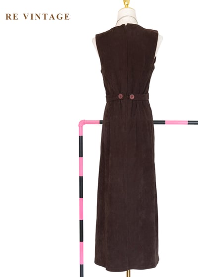 質感單品 - 濃郁可可貴族收腰長洋裝9