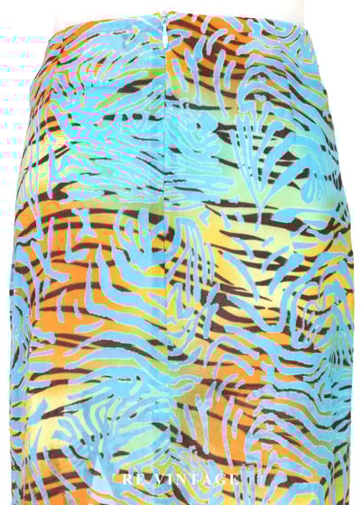 熱帶線條畫作美裙（26"）9