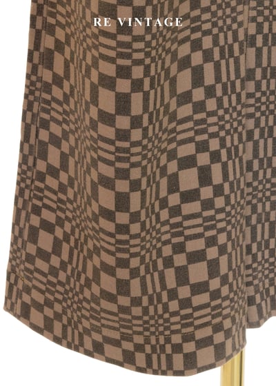 率性的復古棋盤格美褲（28"）13