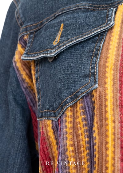 彩虹毛毛蟲牛仔外套10