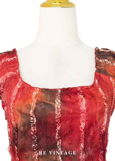 火紅的熔岩呼吸紋理背心3