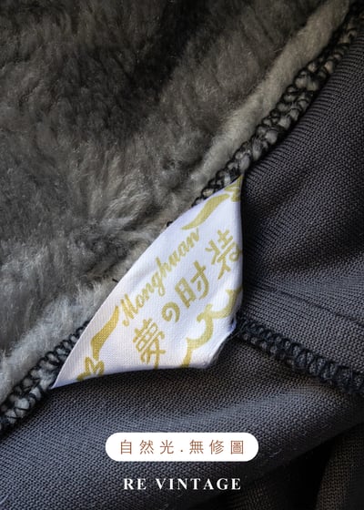 深冬劇場深灰光澤絨布長洋裝16