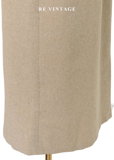 質感單品 - 燕麥色小白花長洋裝15