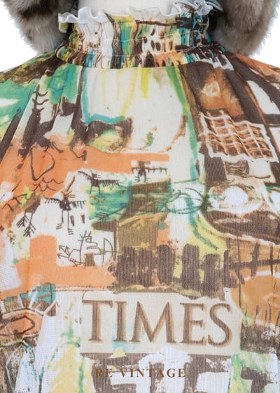 報刊的時代碎片上衣4