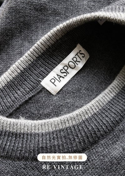 俏皮卡通人物灰系針織毛衣16