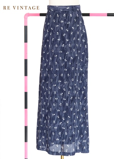 隨波逐流的小白花長裙（25"）1