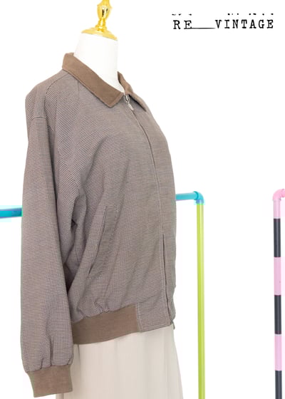 獨角獸摩卡小格紋夾克外套7