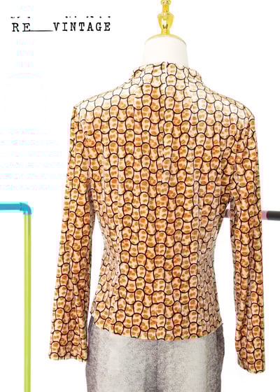 小長頸鹿絨布彈性上衣3