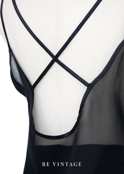 粉色玫瑰秘密黑紗細肩帶背心8