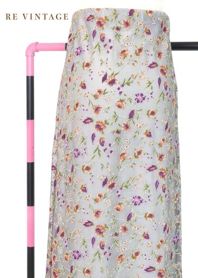 Spring Garden 淺灰網紗長裙（26-30"）10