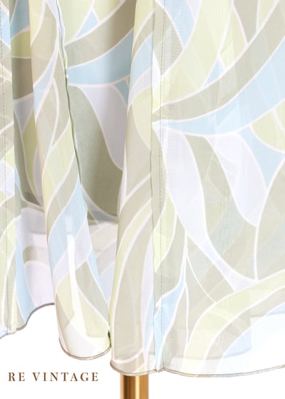 草野微風交疊印花雪房裙（25"）9