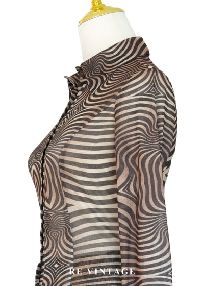 視覺迷走的條紋詩透膚上衣8