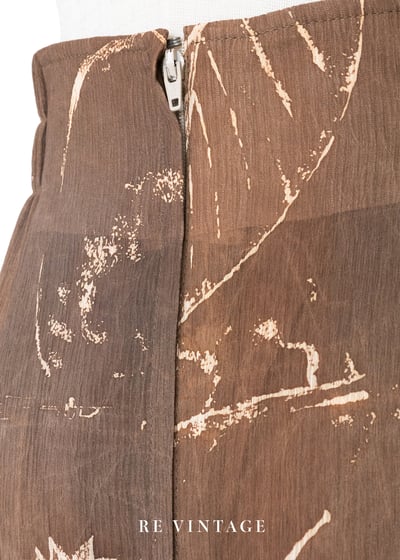 Earth Script 大地手稿雪紡高腰寬褲（28-31"）13