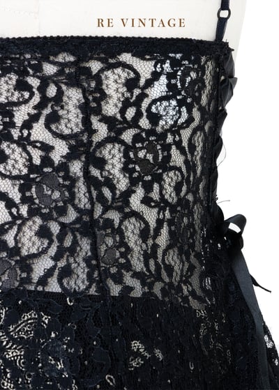 墨西哥製 - 瑪瑙黑蕾絲辣辣小背心13