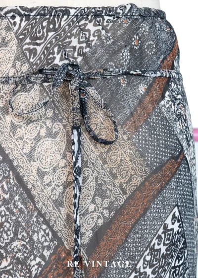 波希米雅迷幻拼接圖騰長裙（26-30"）5