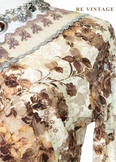 奶油初雪 - 法式蕾絲浪漫上衣4