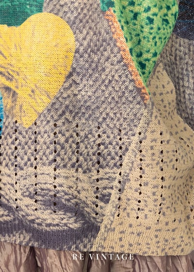 印上可愛針織紋路の薄款針織上衣13