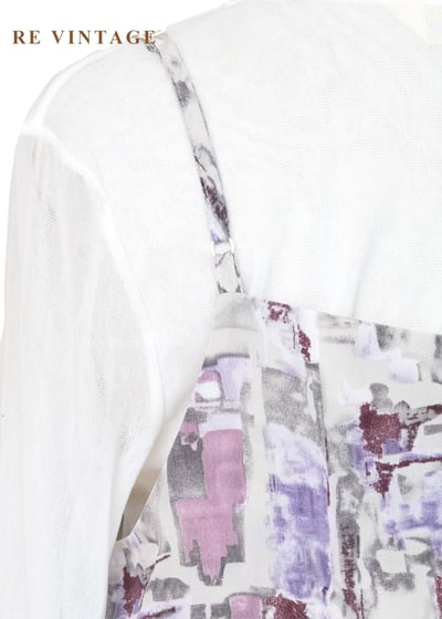 蒙馬特的街頭畫板細肩帶長洋裝13