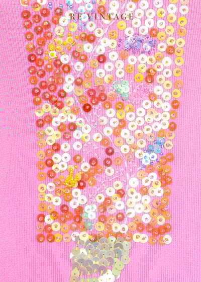 亮片甜心波波閃光針織背心5