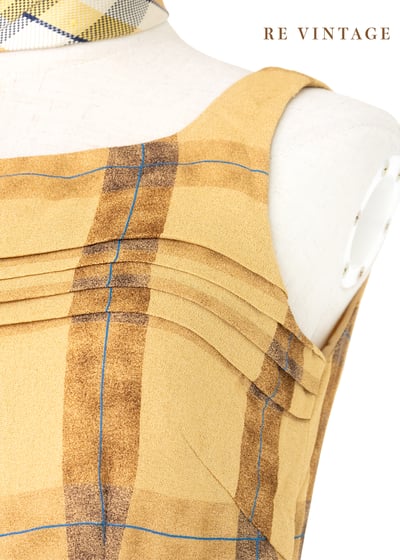 Butter Waffle 氣質格紋短洋裝5