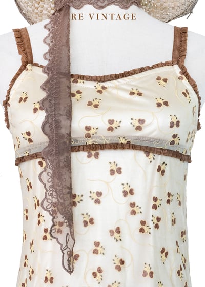 愛心蜜蜂花園細肩帶洋裝7