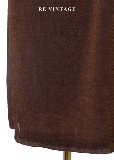 金沙巧克力色細肩帶洋裝8