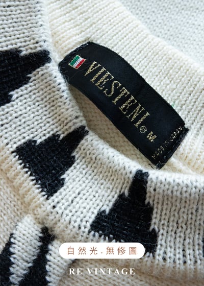 日本製 - 密碼部落神秘菱形圖騰針織毛衣13