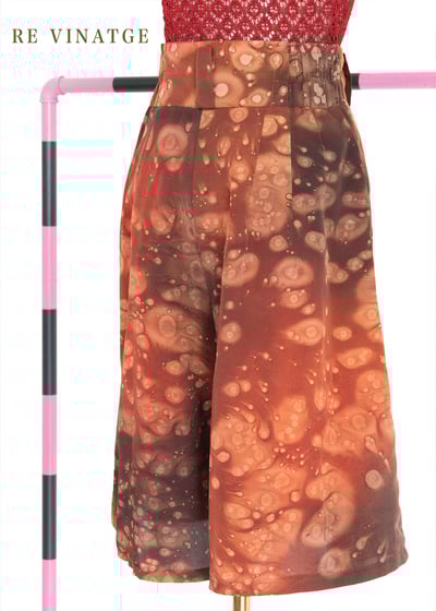 秋葉雨天小水滴高腰五分短褲7