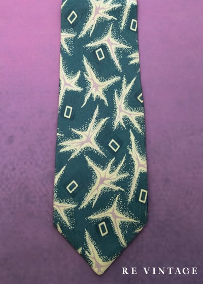 迷幻海星抽象圖騰領帶4