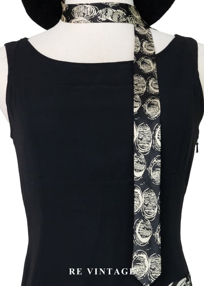 異時空拼接反骨黑色長洋裝6