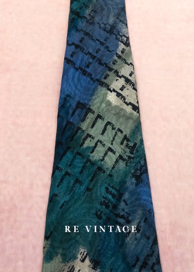 雨後城市 -渲染菱格紋領帶7